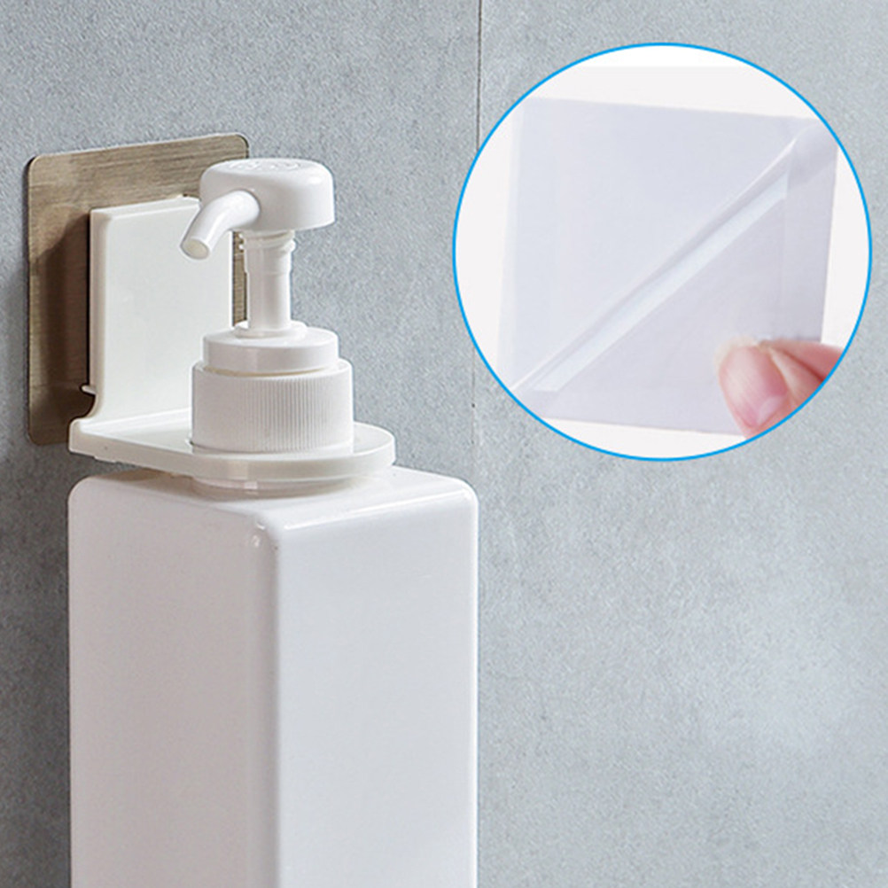 Home Bathroom Wall Soap Dispenser - Lot de 4 supports adhésifs pour