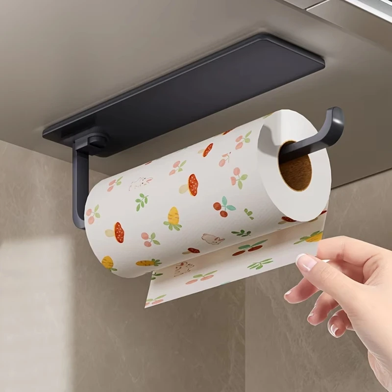 Towel Bar Stainless - Nouveau support mural adhésif pour essuie-tout