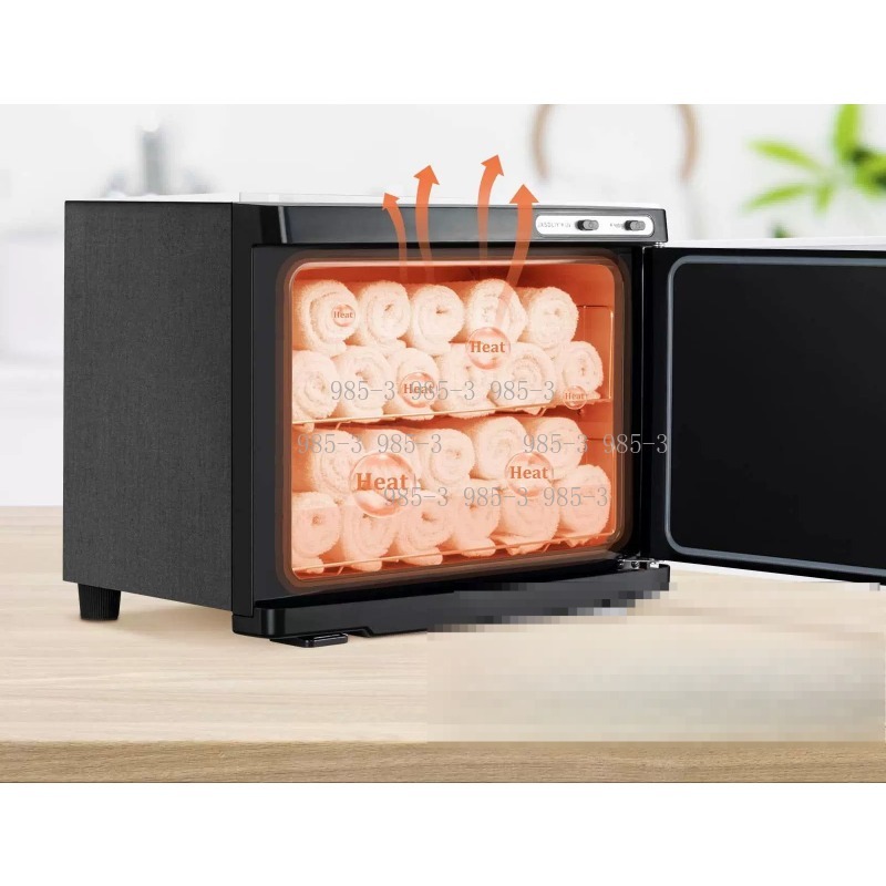 Towel Warmer Electric - Chauffe-serviettes électrique noir pour salon de