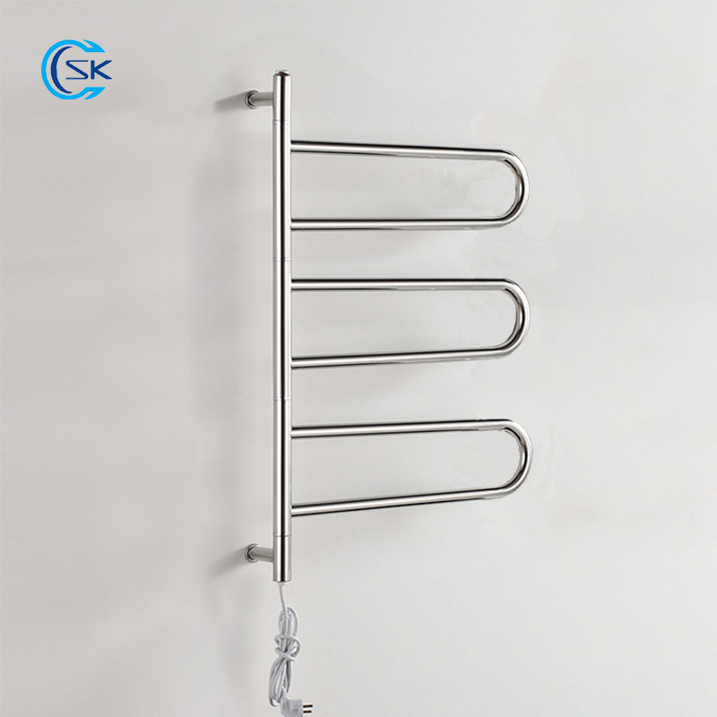 Towel Warmer Electric - Porte-serviettes chauffant électrique en acier inoxydable,