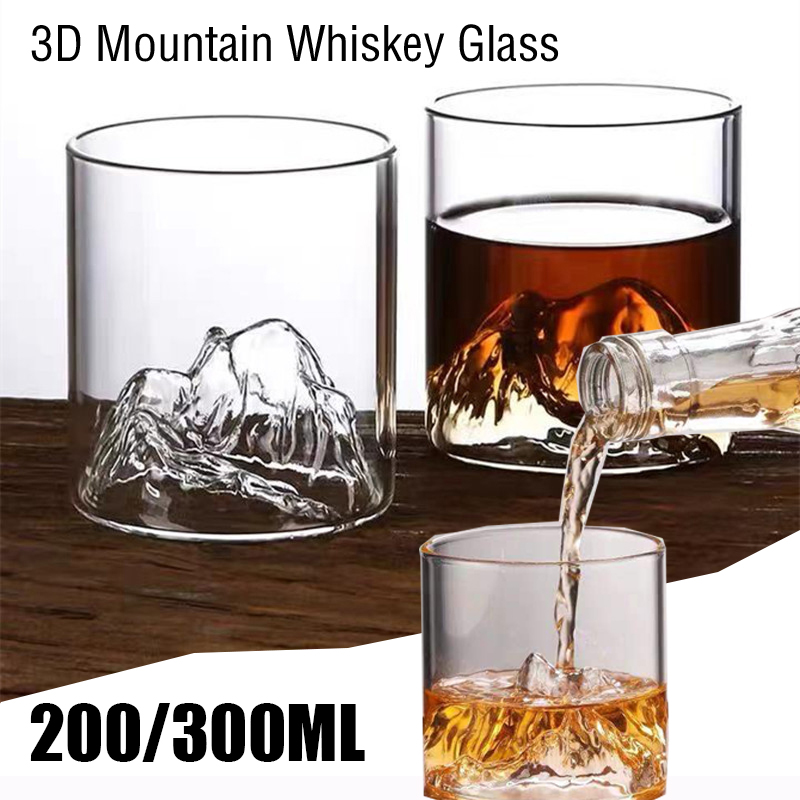 Yamazaki Home Bathroom Storage - Verre à whisky de montagne 3D