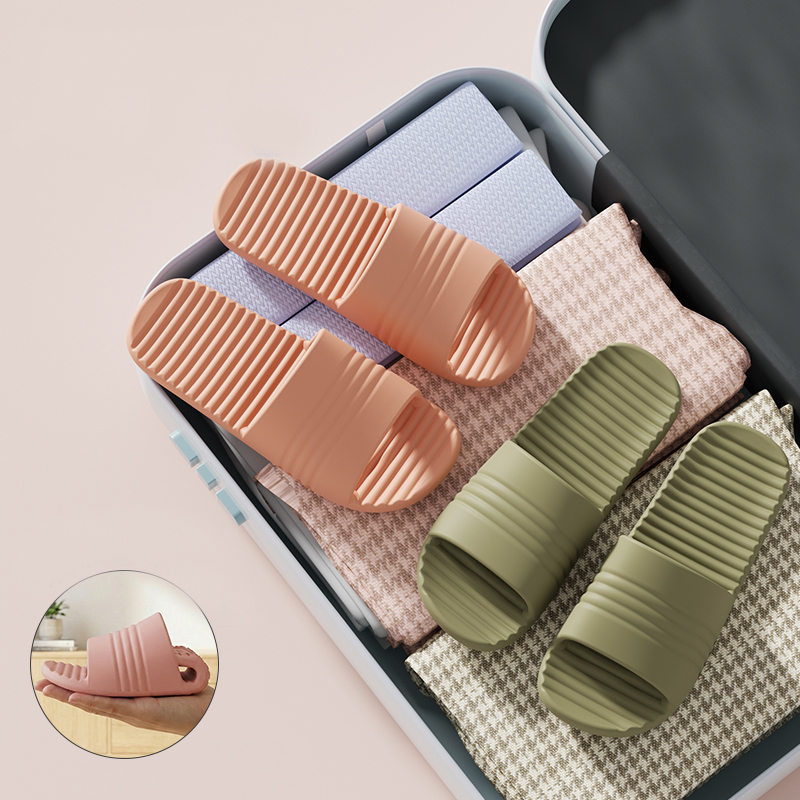 Home Outdoor Bathroom - Pantoufles de voyage pliables unisexes en