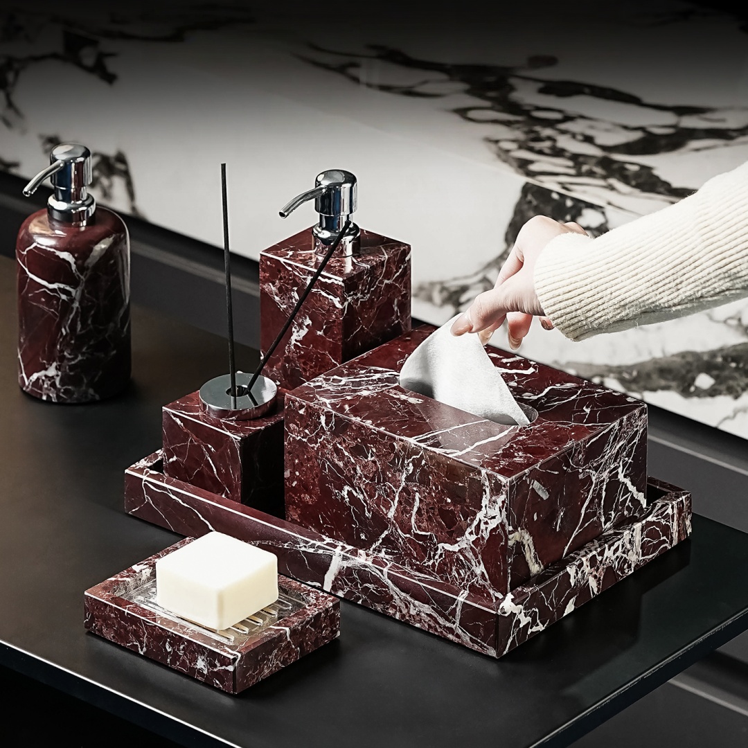 Tiny Home Bathroom Kit - Cristal naturel de luxe Rosa Levanto