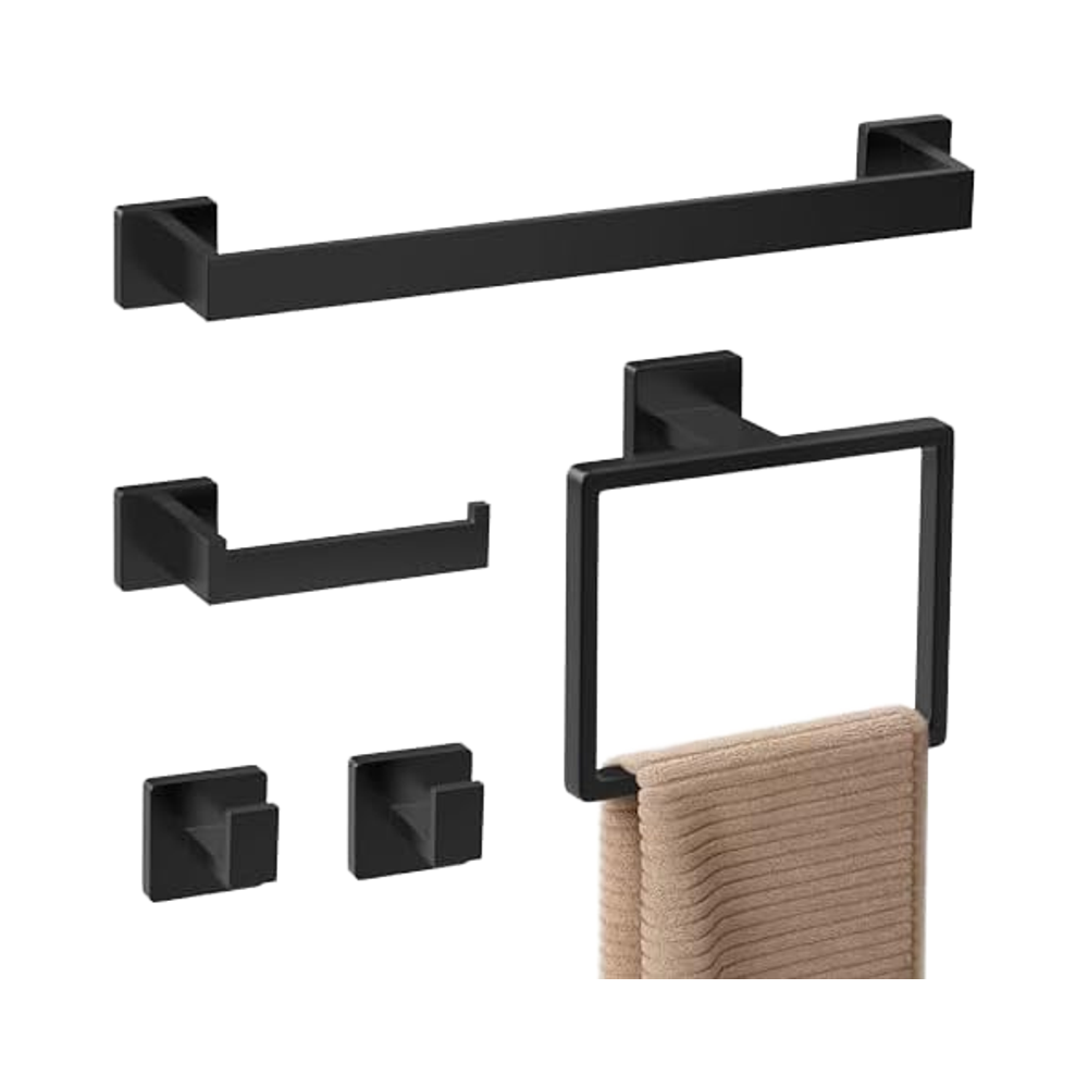 Towel Bar Stainless - Ensemble d'accessoires de salle de bain