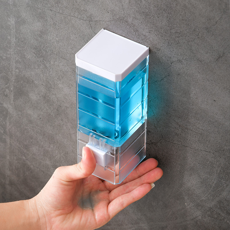 Home Bathroom Wall Soap Dispenser - Nouveau distributeur de savon mural transparent