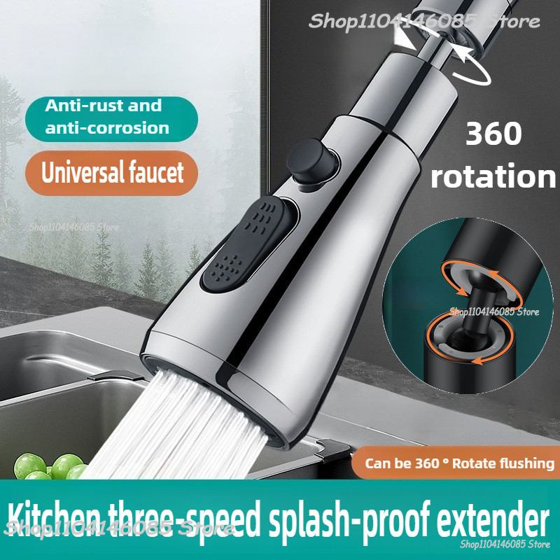 Home Bathroom Taps - Extension de robinet en métal, trois
