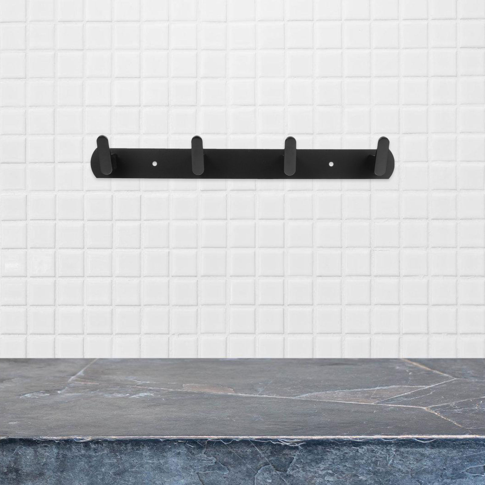 Home Bathroom Toilet - Porte-vêtements mural robuste en acier inoxydable