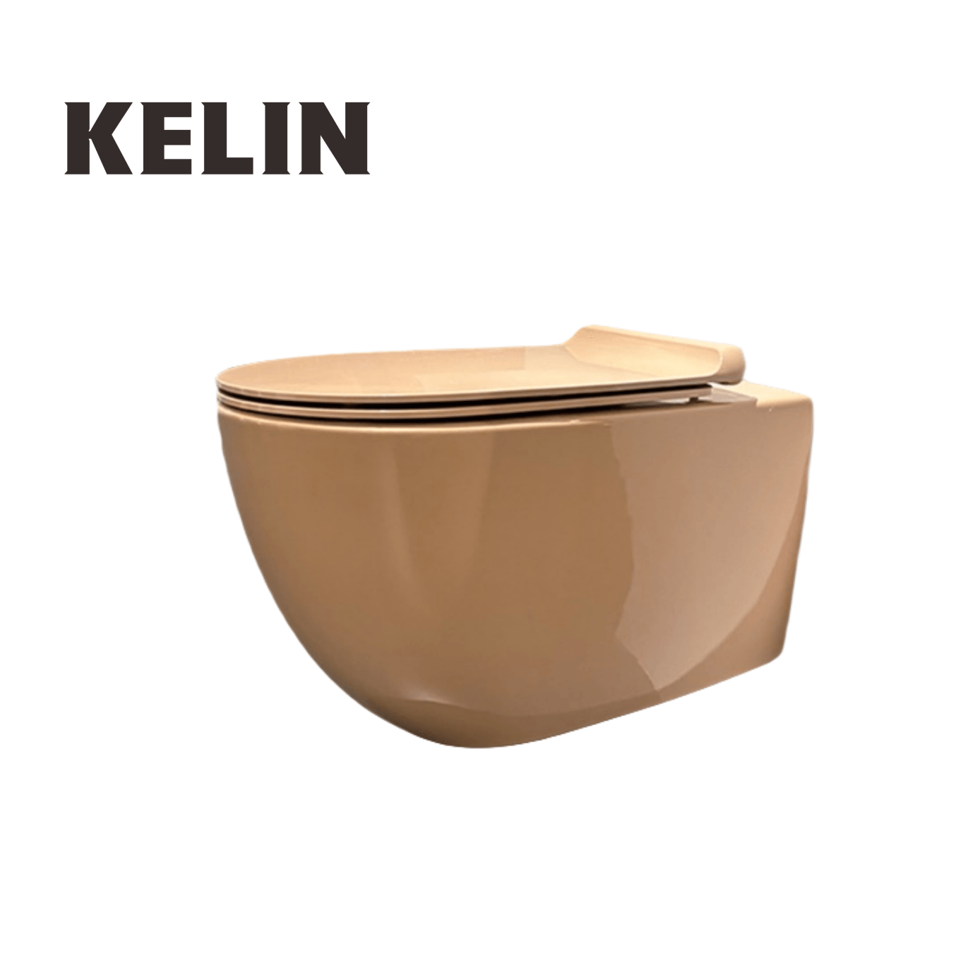 Home Bathroom Toilet - WC suspendu KELIN, style moderne, cuvette