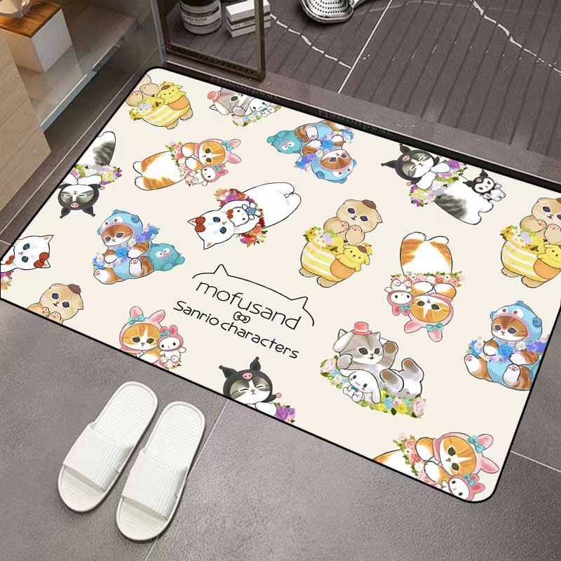 Home Bathroom Model - Tapis de sol absorbant en boue