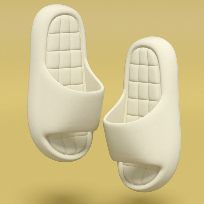 Home Outdoor Bathroom - Sandales d'été à carreaux Cloud Slipper