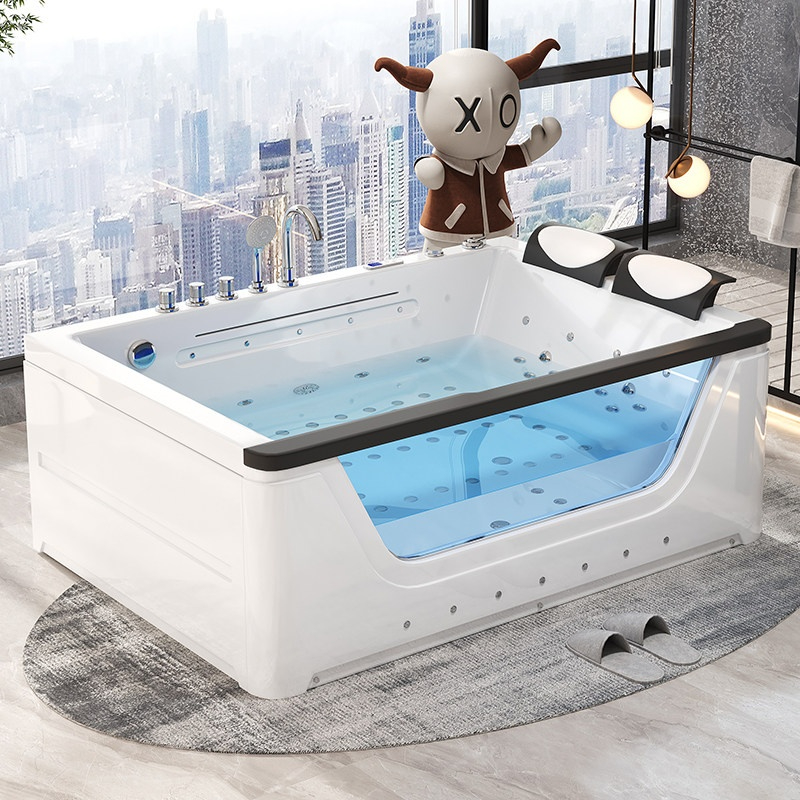 Home Bathroom Jacuzzi Tub - Jacuzzi acrylique pour 2 personnes avec