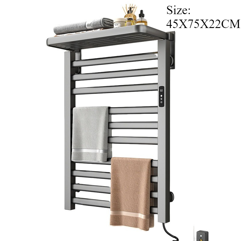 Towel Warmer Electric - Sèche-serviettes électrique mural en métal pour
