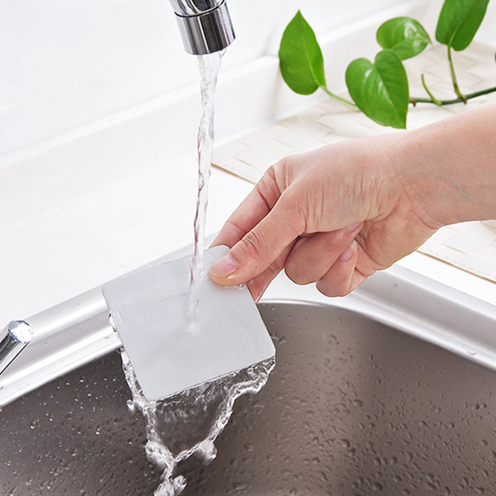 Lot de 4 supports adhésifs pou - Home Bathroom Wall Soap Dispenser avis et prix