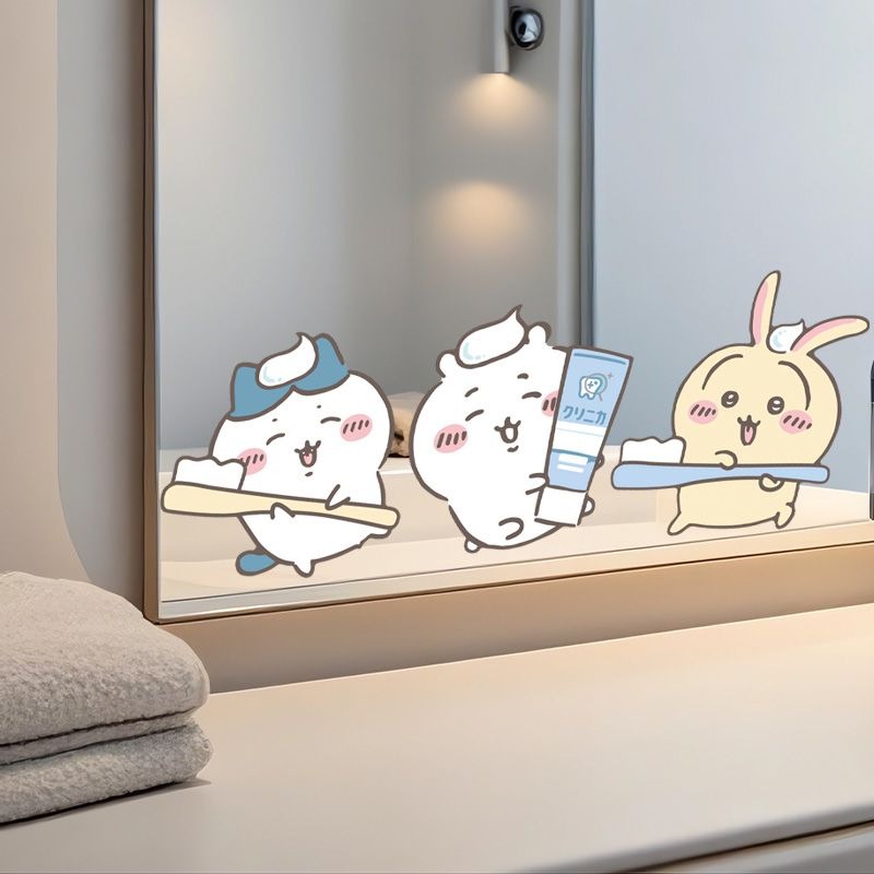 Autocollants miroir Chiikawa t - Home Bathroom Model avis et prix
