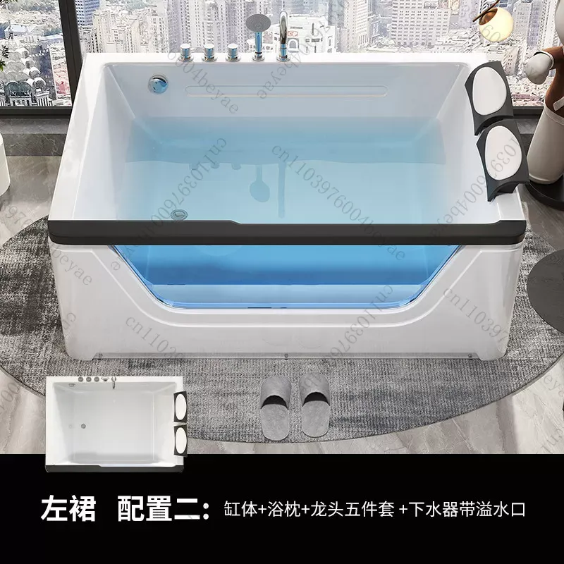 Jacuzzi acrylique pour 2 perso - Home Bathroom Jacuzzi Tub avis et prix