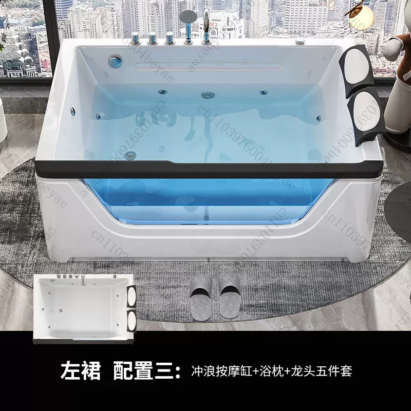 Jacuzzi acrylique pour 2 perso - Home Bathroom Jacuzzi Tub avis et prix