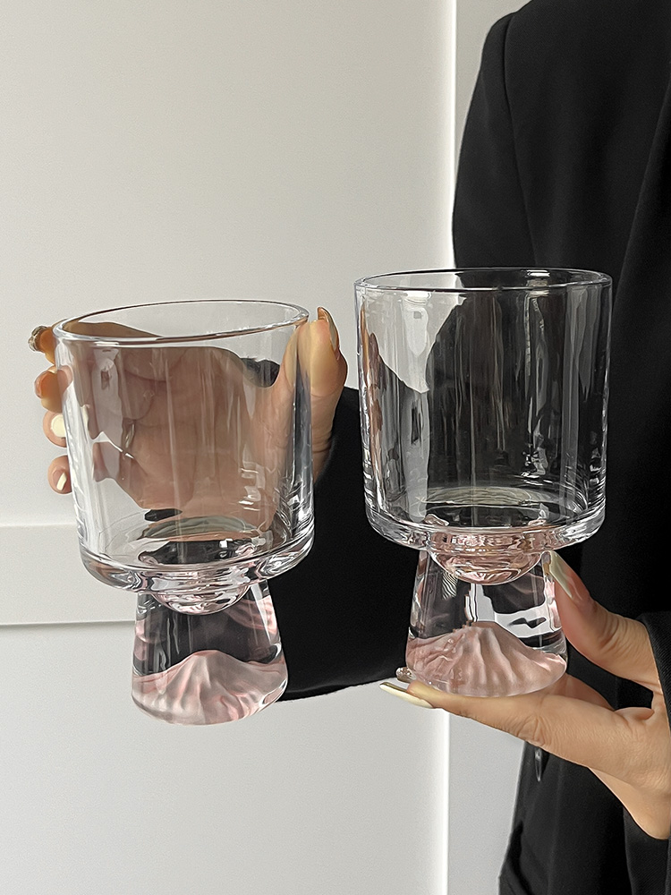 Verre à pied haut en verre Ros - Yamazaki Home Bathroom Storage avis et prix