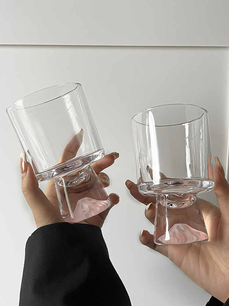 Verre à pied haut en verre Ros - Yamazaki Home Bathroom Storage avis et prix