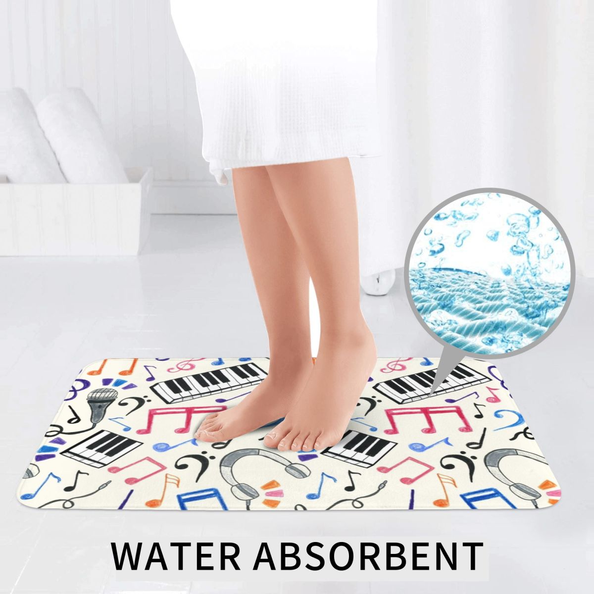 Good Beats-Notes de musique et - Home Goods Bathroom Rugs avis et prix