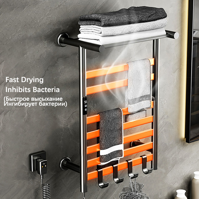 Sèche-serviettes noir/blanc/gr - Towel Warmer Electric avis et prix