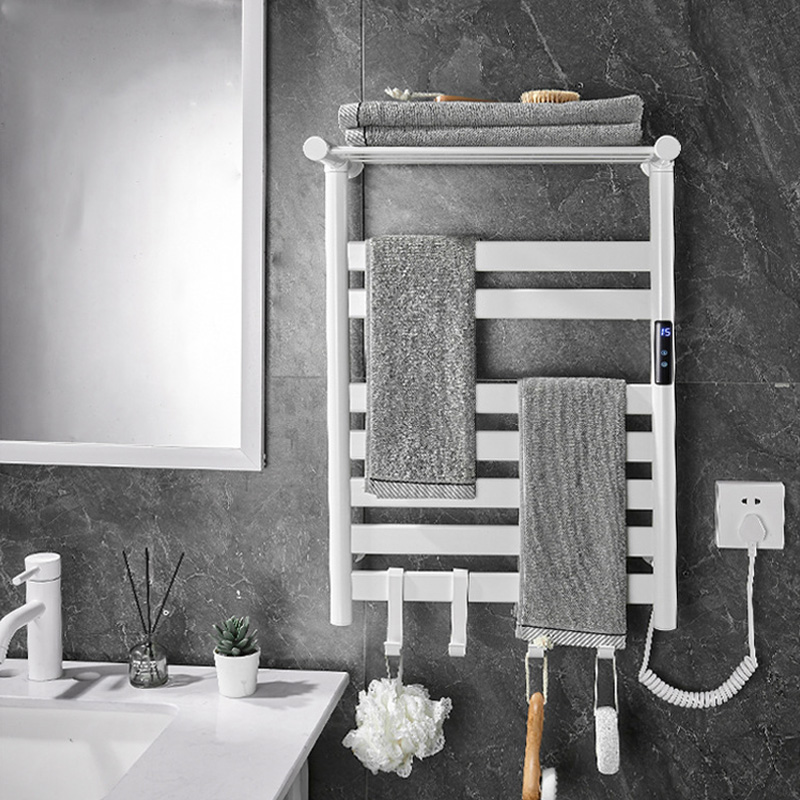 Sèche-serviettes noir/blanc/gr - Towel Warmer Electric avis et prix