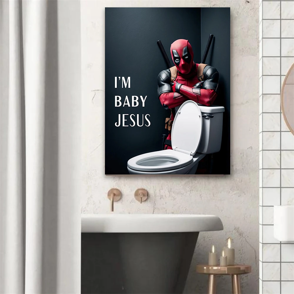 1PC Affiche de salle de bain a - Home Bathroom Toilet avis et prix