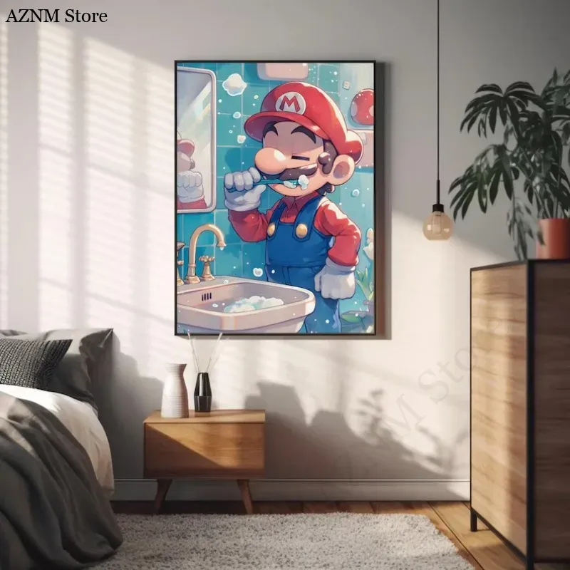 Affiche de jeu vidéo de dessin - Home Bathroom Toilet avis et prix
