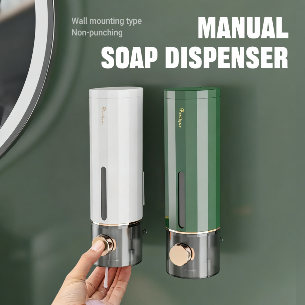 Distributeur de savon manuel 4 - Home Bathroom Wall Soap Dispenser avis et prix