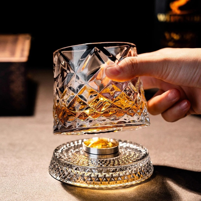 Verres à whisky rotatifs avec  - Yamazaki Home Bathroom Storage avis et prix