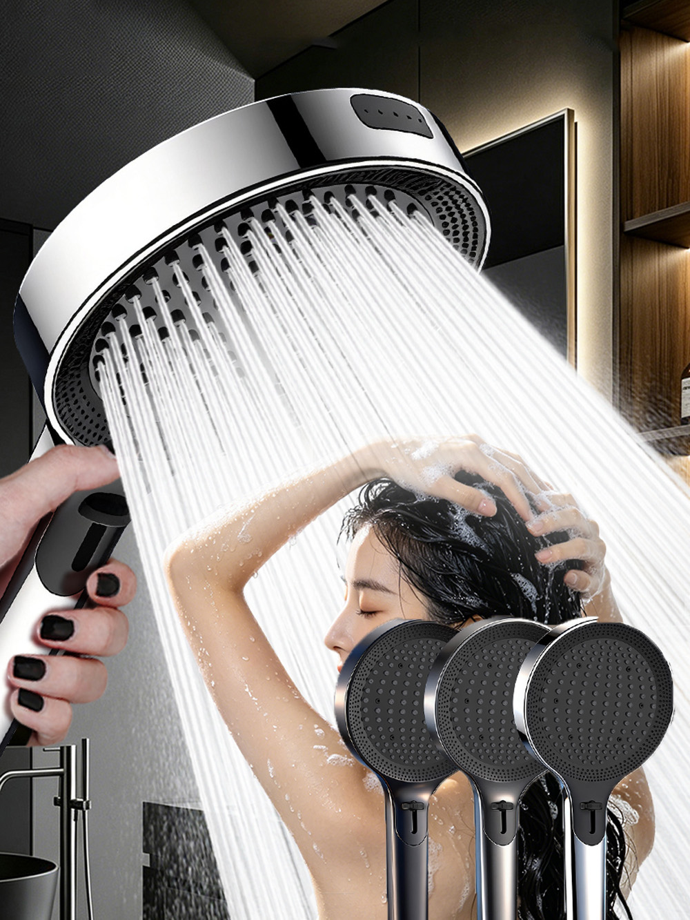 Pommeau de douche haute pressi - Home Bathroom Taps avis et prix
