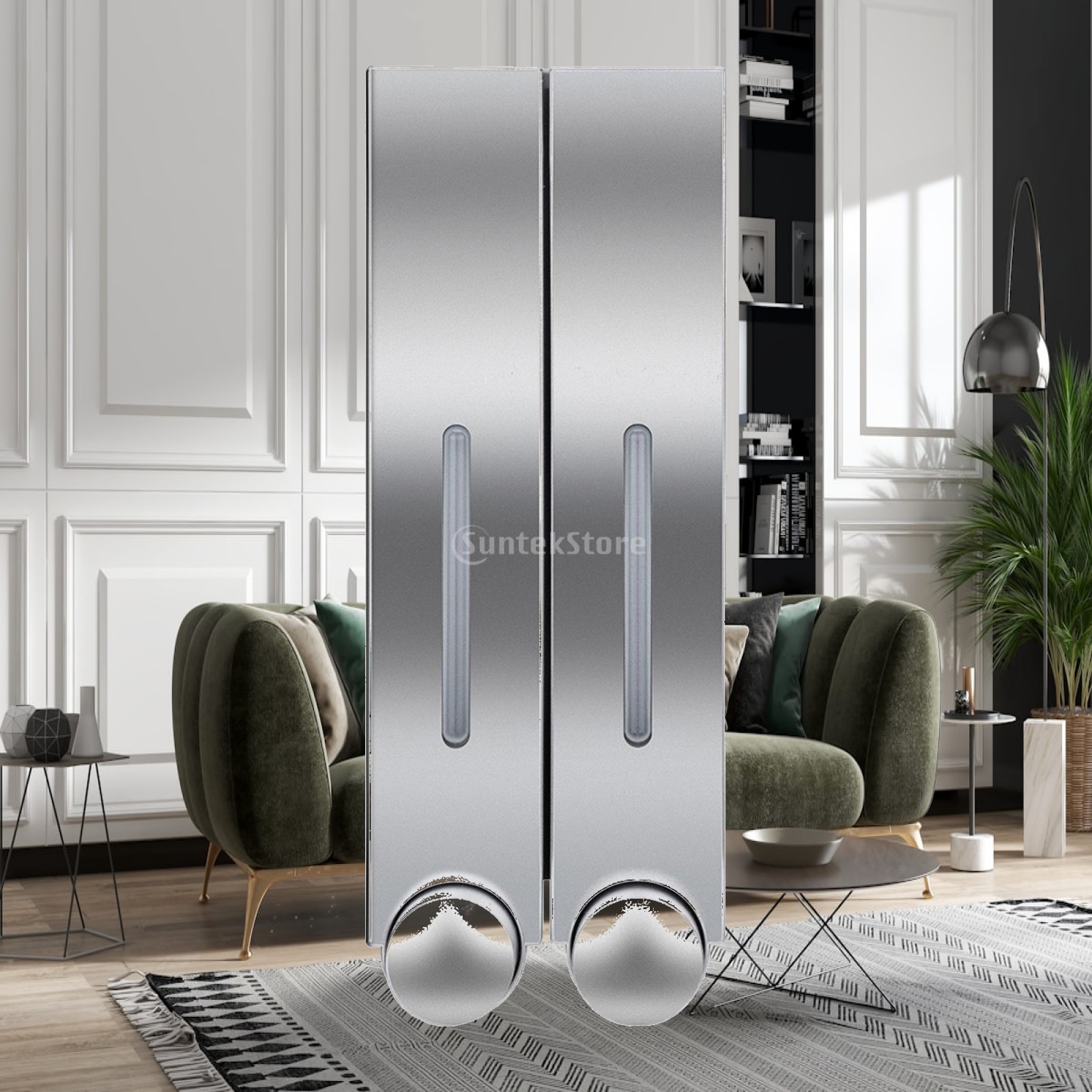 Distributeur de shampoing et d - Home Bathroom Wall Soap Dispenser avis et prix