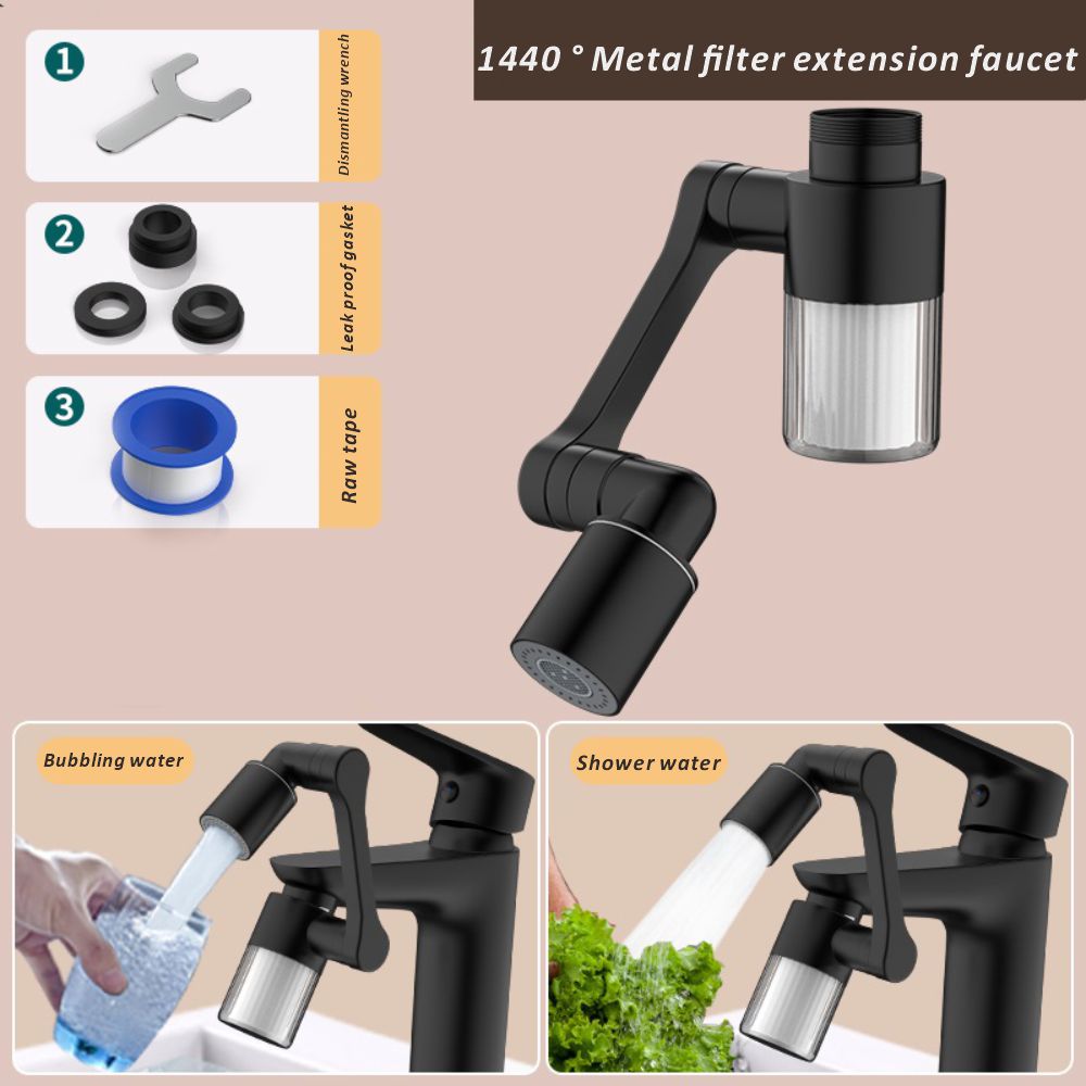 Nouveau Noir 1440 °   Robinet  - Home Bathroom Taps avis et prix