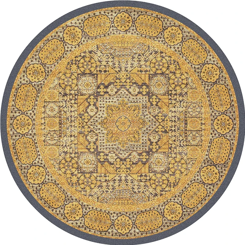 Tapis rond de style persan pou - Home Bathroom Plan avis et prix