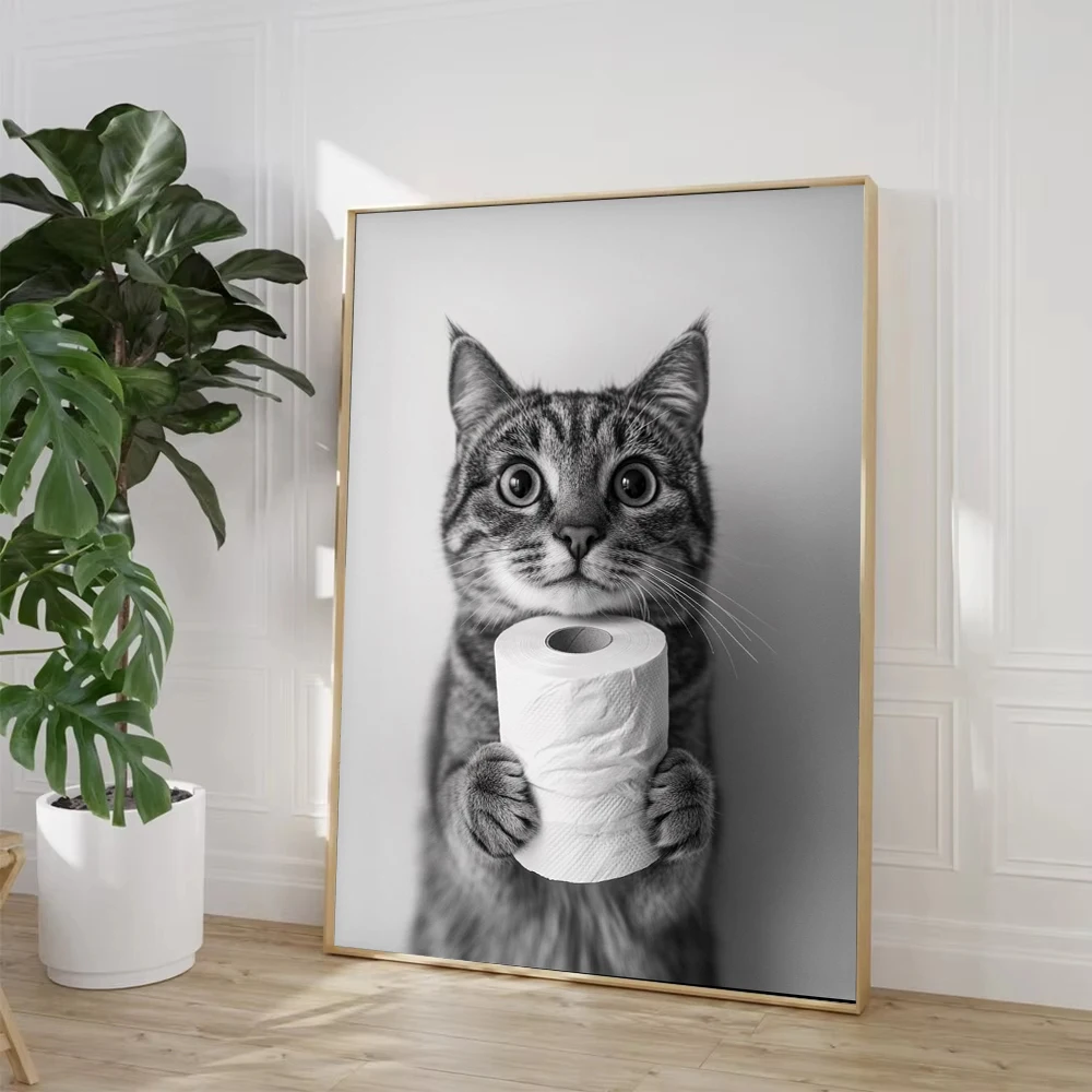 Affiche sur toile avec vache d - Home Bathroom Toilet avis et prix