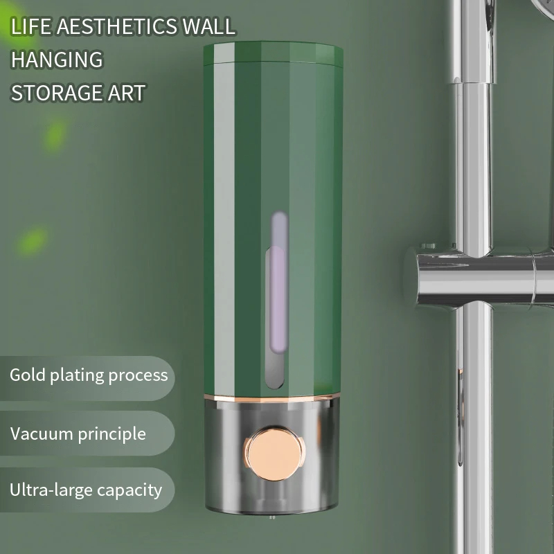 Distributeur de savon liquide  - Home Bathroom Wall Soap Dispenser avis et prix