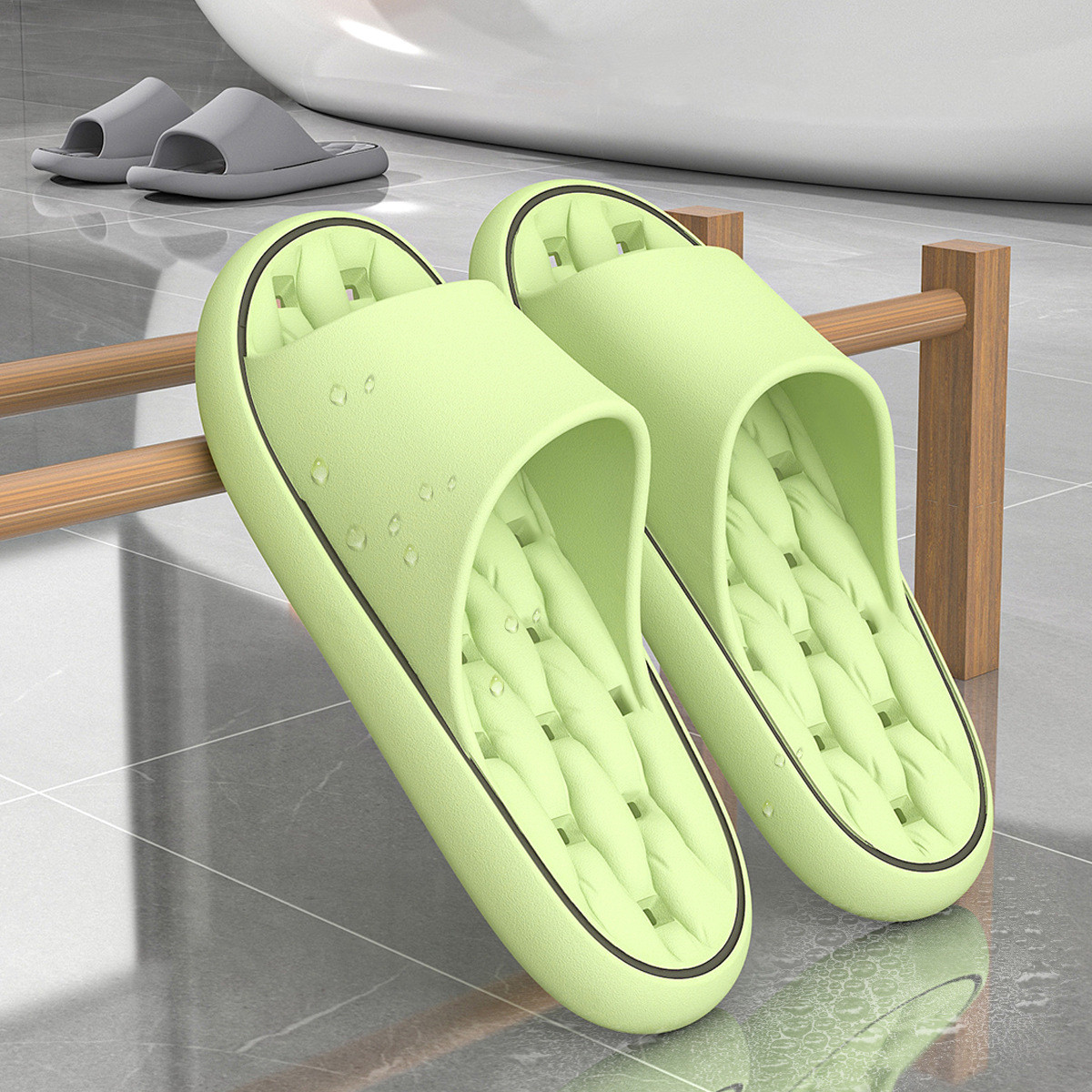 Chaussons de bain grande taill - Home Bathroom Lights avis et prix