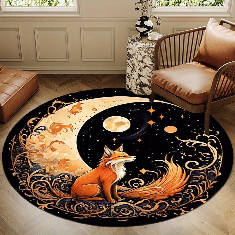 Tapis rond bleu Dragon, tapis  - Home Bathroom Trends avis et prix