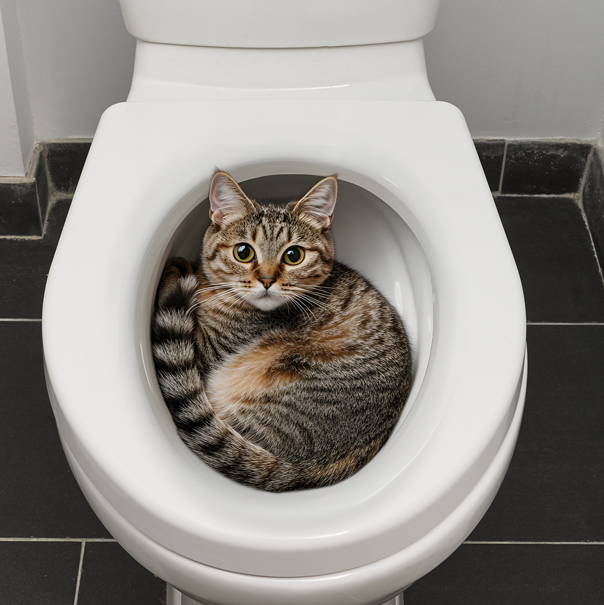 Autocollant de toilette chat d - Tiny Home Bathroom Kit avis et prix