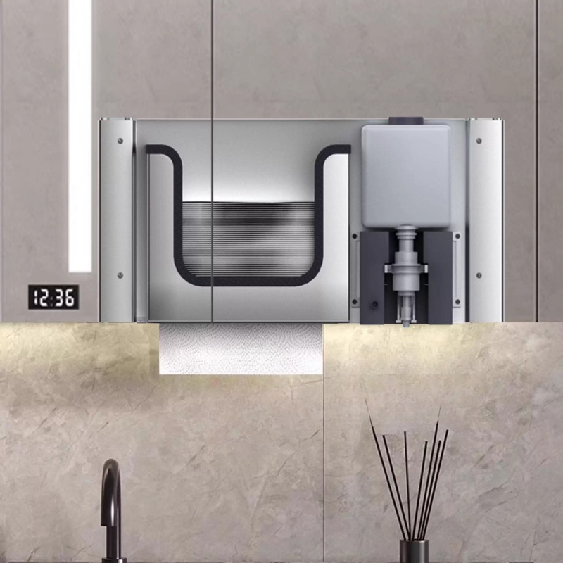 Distributeur de papier essuie- - Home Bathroom Wall Soap Dispenser avis et prix