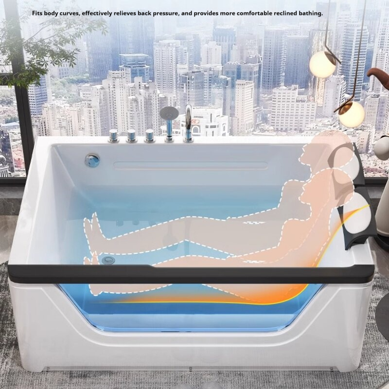 Jacuzzi acrylique pour 2 perso - Home Bathroom Jacuzzi Tub avis et prix